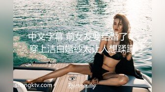 中文字幕 前女友要结婚了，穿上洁白婚纱太让人想蹂躏