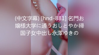 (中文字幕) [hnd-881] 名門お嬢様大学に通うおしとやか帰国子女中出し永澤ゆきの