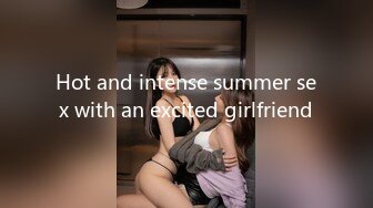 Hot and intense summer sex with an excited girlfriend