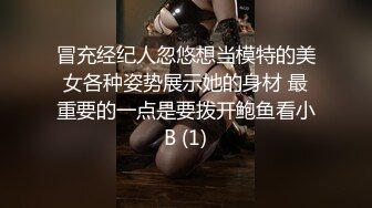 冒充经纪人忽悠想当模特的美女各种姿势展示她的身材 最重要的一点是要拨开鲍鱼看小B (1)