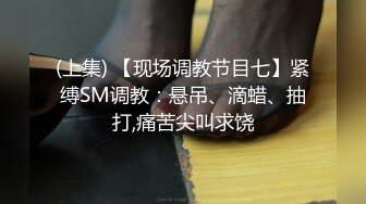 (上集) 【现场调教节目七】紧缚SM调教：悬吊、滴蜡、抽打,痛苦尖叫求饶