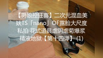 【男娘控狂喜】二次元混血美妖TS「nano」OF露脸大尺度私拍 花式道具虐阴虐菊爆浆精液地狱【第十四弹】 (1)