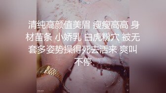  清纯高颜值美眉 瘦瘦高高 身材苗条 小娇乳 白虎粉穴 被无套多姿势操得死去活来 爽叫不停